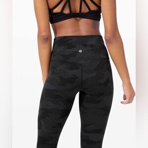 Lululemon Black Camo Leggings